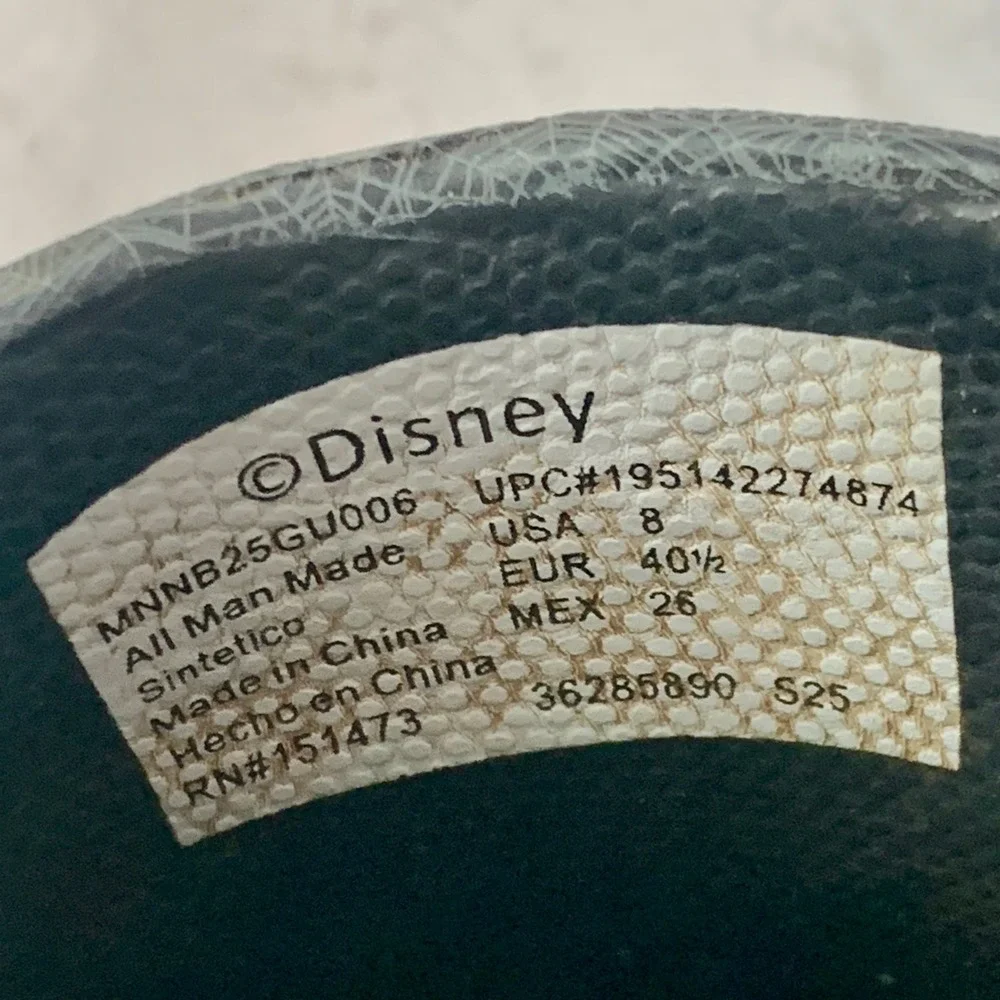 Disney Nightmare Before Christmas Jack Skellington Clog Black Women 8 US 40.5 EU